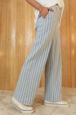 Shoreditch Stripe Lounge Flare Trouser Iceberg & Grey